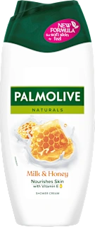 NATURALS gel za tuširanje - Milk & Honey, 250 ml