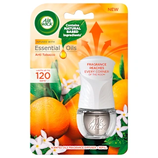 Air Wick Essential Oils Anti Tobacco električni osveživač komplet
