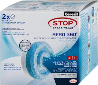 Ceresit Stop 2u1 tablete za Aero 360 apsorber vlage 2 komada