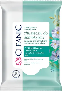Cleanic vlažne maramice za skidanje šminke za normalnu i kombinovanu kožu 10 komada