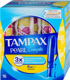 Tampax Compak Pearl Regular 16 tampona