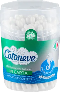 Cotoneve biorazgradivi štapići za uši 100 komada