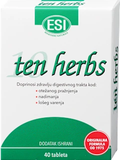 Ten Herbs prirodni laksativ, 40 kom