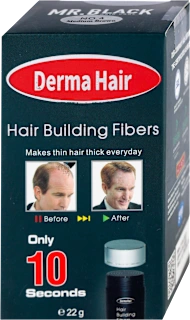 Derma Hair fiberi za proređenu kosu No. 4 Medium Brown 22g