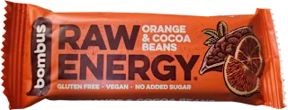 Bombus Raw Energy pomorandža i kakao 50g