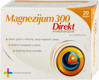 Magnezijum 300 Direkt kesice, 20 kom