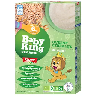 Baby King ovsene cerealije Organik 200g