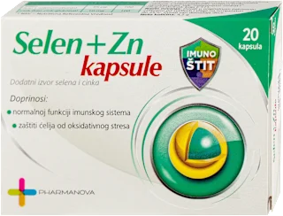 Selen + Zn kapusle, 20 kom