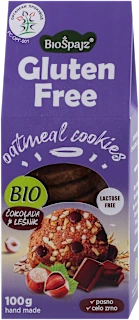 Biospajz Gluten Free organski ovseni keks čokolada i lešnik 100g