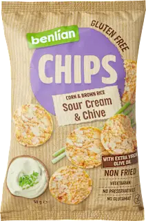 Benlian Chips sour cream&chive 50g