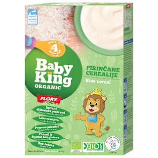 Baby King pirinčane cerealije Organik 200g