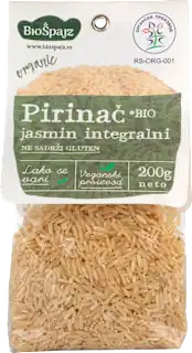 Biospajz organski integralni jasmin pirinač 200g