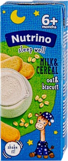 sleep well MILK & CEREAL mlečna žitna kaša - ovas..., 200 ml