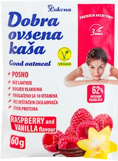 Dobra ovsena kaša malina i vanila 60g