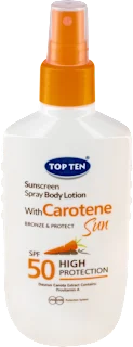 BRONZE&PROTECT Sun Carotene losion za zaštitu od..., 150 ml