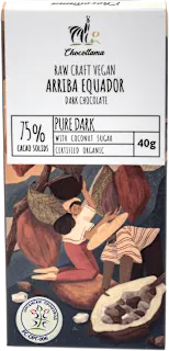 Chocollama Arriba Ecuador organska crna čokolada 40g