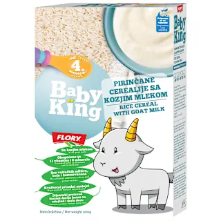 Baby King pirinčane cerealije sa kozjim mlekom 200g