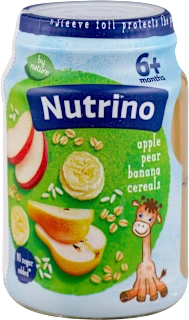 Nutrino pire od voća jabuka, kruška i banana sa žitaricama 190g
