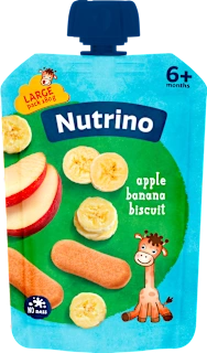 Voćna kaša jabuke i banane sa keksom, od 6.meseca, 180 g