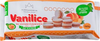 Aleksandrija bezglutenske vanilice sa kajsijom 180g