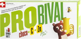 for you! choco+C+Zn čokoladni medvedići probiotik..., 20 kom