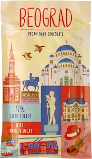 Chocollama Beograd vegan crna čokolada 100g