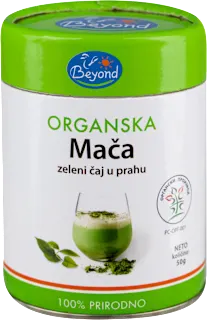 Beyond organski Mača zeleni čaj u prahu 50g