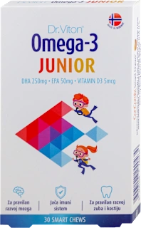 Omega-3 JUNIOR meke tablete za žvakanje - DHA..., 30 kom