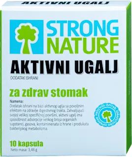 Strong Nature Aktivni Ugalj 10 kapsula