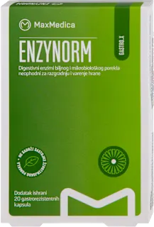 ENZYNORM gastrorezistentne kapsule, 20 kom