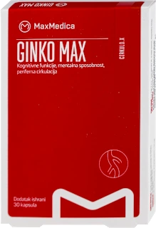 MaxMedica Ginko Max 80mg 30 kapsula