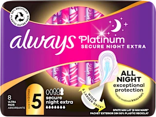 Always Platinum Secure Night Extra ulošci 8 komada
