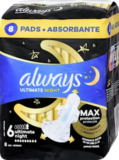 Always Ultimate Night ulošci veličina 6 8 komada
