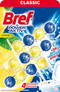 Bref Power Aktiv Lemon WC osveživač 3x50g