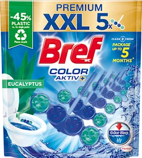 Bref Color Aktiv Eucalyptus WC osveživač 5 komada