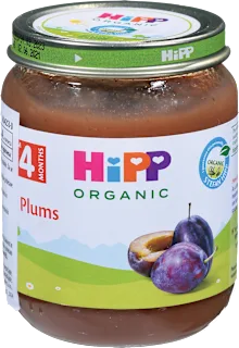 ORGANIC voćna kašica - šljiva, od 4. meseca, 125 g