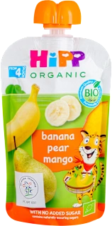 BIO Voćna zabava - banana, kruška i mango, 4+..., 100 g