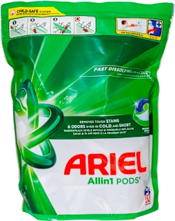 Ariel All in 1 Pods Mountain Spring kapsule za pranje veša 50 komada