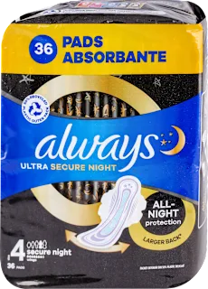 Always Ultra Secure Night ulošci veličina 4 36 komada
