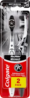 Colgate Max White Charcoal soft četkica za zube 2 komada