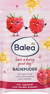 Balea Have a Berry Good Day prah za kupanje 60g