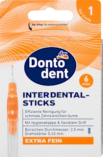 Dontodent interdentalni štapići ISO 1 6 komada