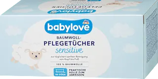 Babylove Sensitive pamučne maramice 50 komada