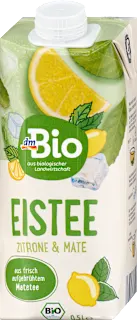 dmBio ledeni čaj mate i limun 500ml