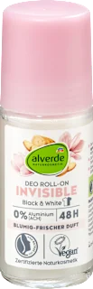 Alverde Invisible Black & White deo roll-on 50ml