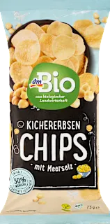 dmBio čips od leblebije sa morskom solju 75g