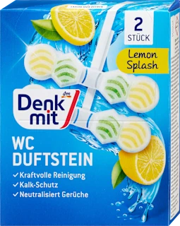 Denkmit kamen za WC Lemon Splash 2x48g