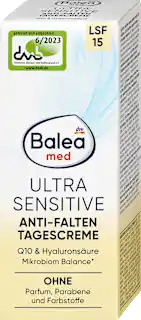 Balea Med Ultra Sensitive krema za lice protiv bora SPF15 50ml