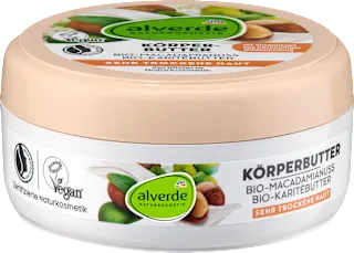 Alverde puter za telo makadamija i karite 200ml