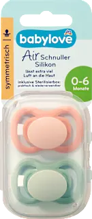 Babylove Air simetrična silikonska varalica 0-6 meseci 2 komada